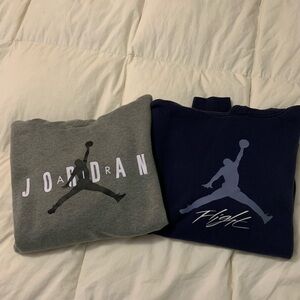 Jordan Kids Sweatshirts in Gray and Navy